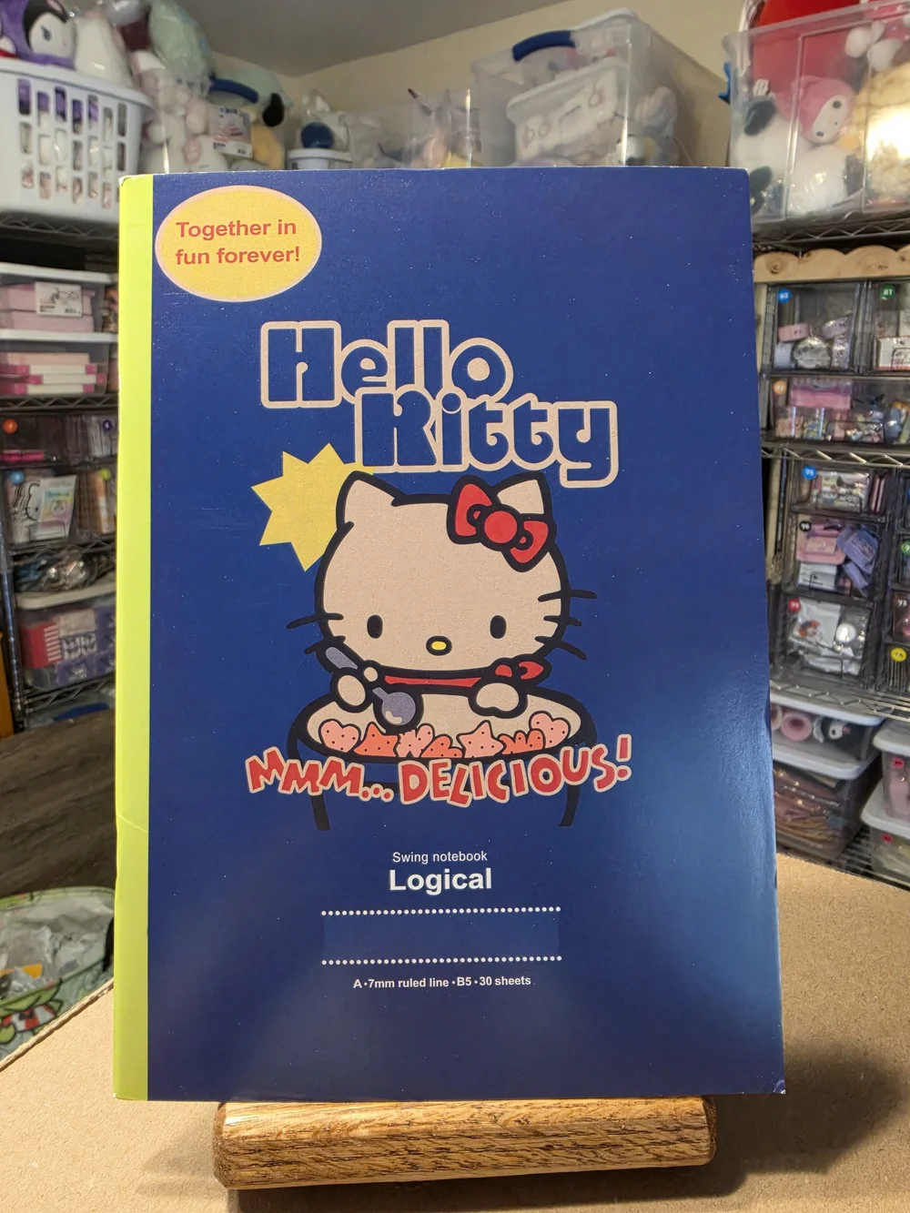 HK-2519 Hello Kitty Licensed B5 Notebook 30 Pgs